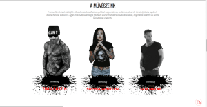 Tattoo demó oldalról fotó csapatkép