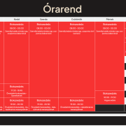 05 Órarend